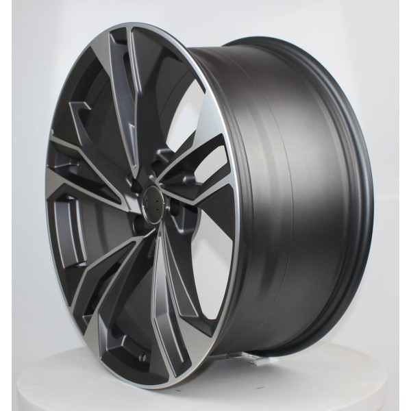 Llanta Italian Wheels STYLE AUDI AUSTRIA ANTRACITA PULIDA satin 8.5x19" 5x112 ET35 CB66.45 - Image 2