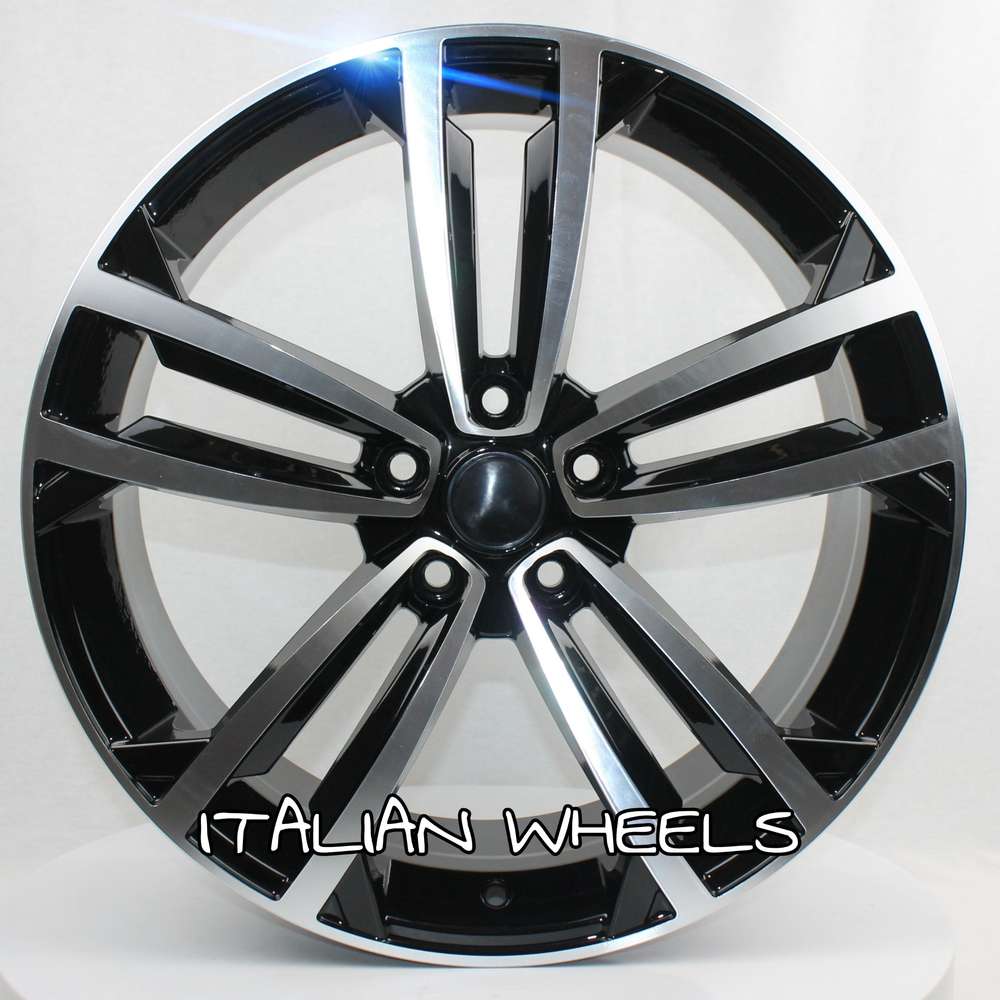 Llanta Italian Wheels STYLE VW VIRGO NEGRA PULIDA 8.0x18" 5x112 ET45 CB57.1