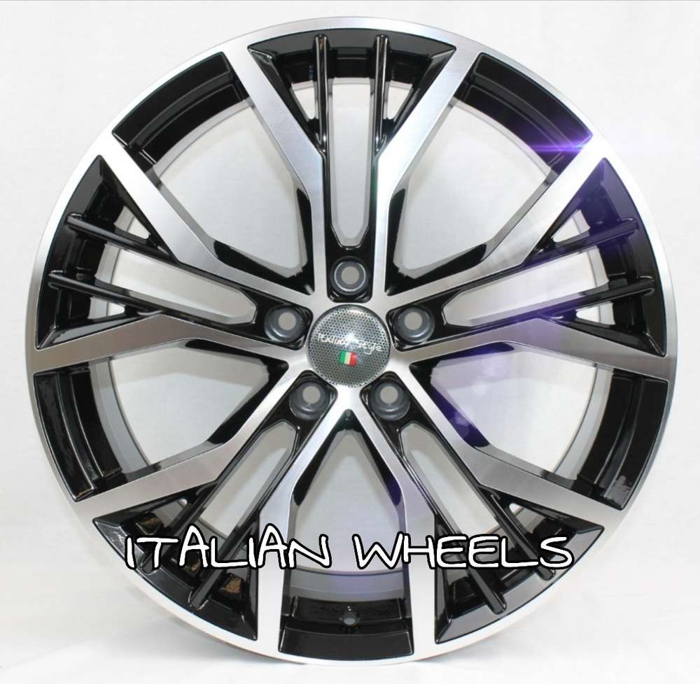 Llanta Italian Wheels STYLE VW VIENA NEGRA PULIDA 8.0x18" 5x112 ET45 CB57.1