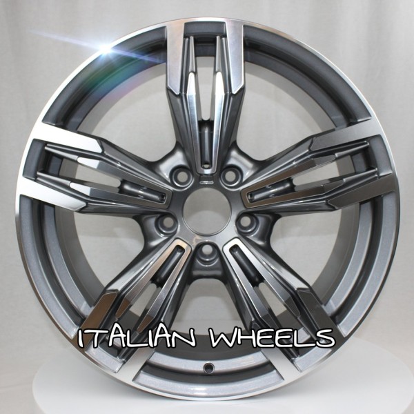 Llanta Italian Wheels STYLE BMW DIAMOND ITALY ANTRACITA PULIDA 8.5x19" 5x120 ET35 CB72.6