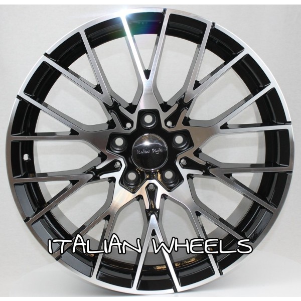 Llanta Italian Wheels STYLE BMW BAENA NEGRO PULIDO 8.5x19" 5x120 ET35 CB72.6
