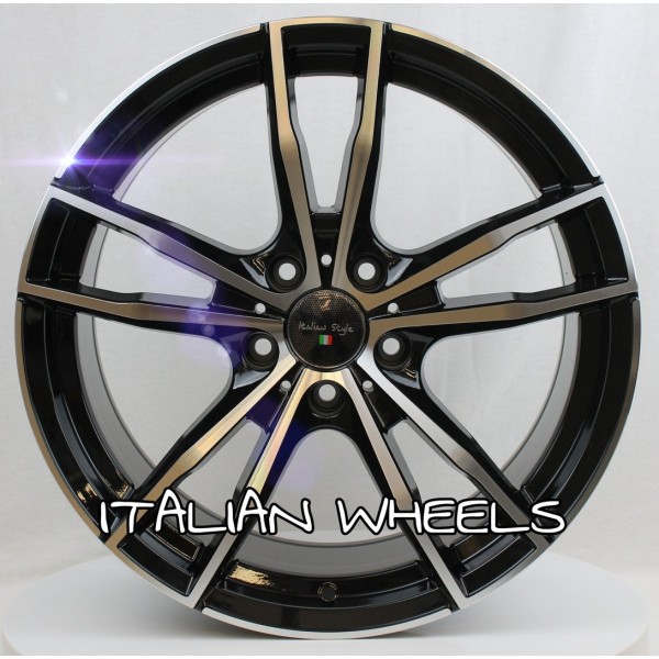 Llanta Italian Wheels STYLE BMW BARCELONA IMP NEGRO PULIDO 8.0x19" 5x112 ET30 CB66.5