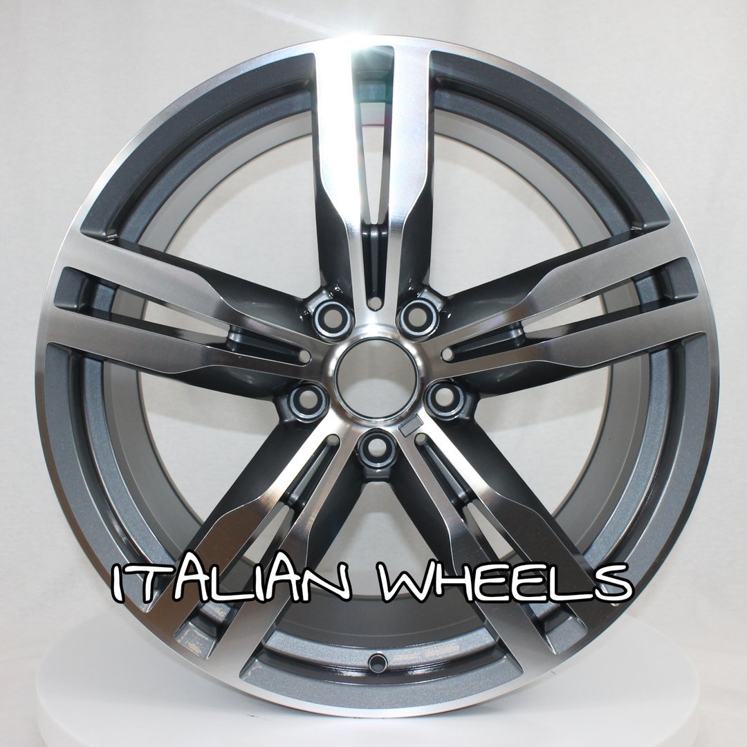 Llanta Italian Wheels STYLE BMW BIRMINGHAM ANTRACITA PULIDO 9.5x19" 5x112 ET30 CB66.6