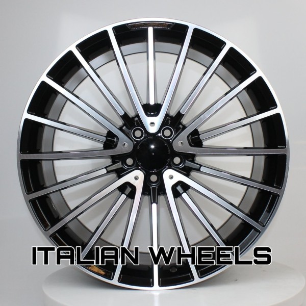 Llanta Italian Wheels STYLE MERCEDES MORITZE rear NEGRO PULIDO 9.5x19" 5x112 ET45 CB66.5