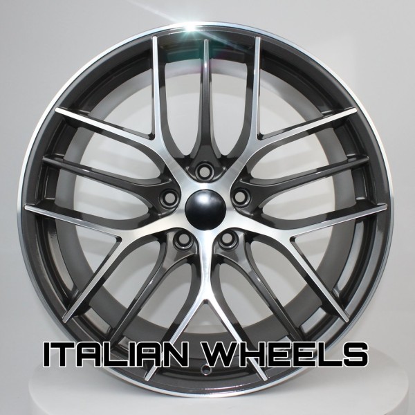 Llanta Italian Wheels STYLE MERCEDES CCR ANTRACITA PULIDA 9.5x19" 5x112 ET37 CB66.6