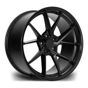 Llanta Riviera Wheels RF1 Matt Black Gloss Black Lip 8.5x19" BLANK ET42 CB73.1