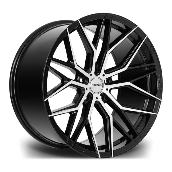 Llanta Riviera Wheels RF101 Black Polished 10.5x21" BLANK ET20-45 CB74.1