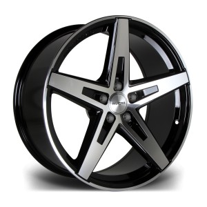 Llanta Riviera Wheels RF102 Black Polished 10.0x19" BLANK ET25-45 CB73.1