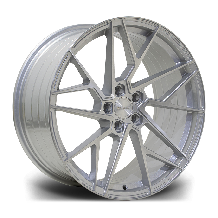 RF106-Silver-Brushed-Angle Llanta Riviera Wheels RF106 Silver Brushed 10.0x20" 5x112 ET40 CB73.1