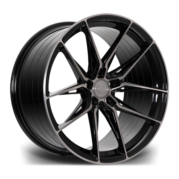 Llanta Riviera Wheels RF107 Black Polished Dark Tint 10.0x20" BLANK ET15-45 CB72.6