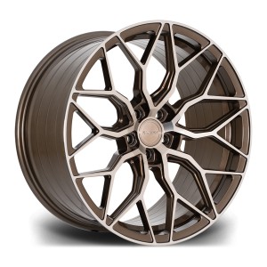 Llanta Riviera Wheels RF108 Bronze Double Dark Tint 10.5x22" BLANK ET15-45 CB74.1