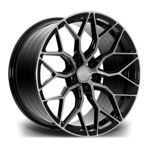 Llanta Riviera Wheels RF108 Black Polished Dark Tint 10.5x21" 5x120 ET35 CB74.1