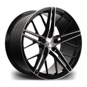Llanta Riviera Wheels RF4 Black Polished Dark Tint 8.5x20" 5x112 ET30 CB73.1