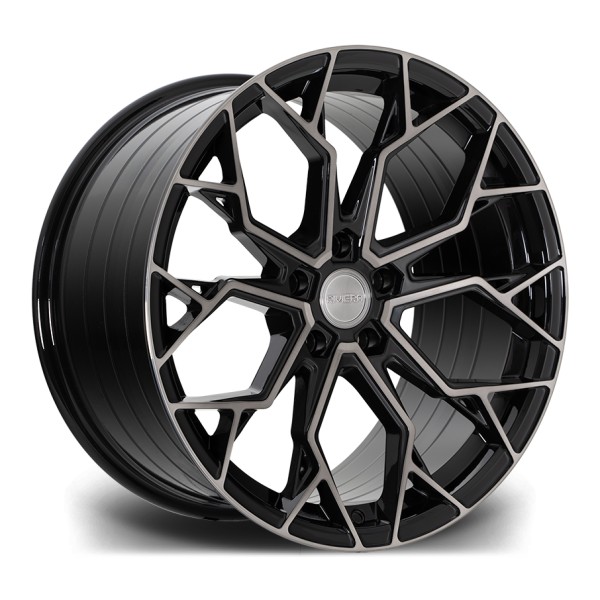 Llanta Riviera Wheels RF5 Black Polished Dark Tint 10.5x22" BLANK ET20-45 CB74.1