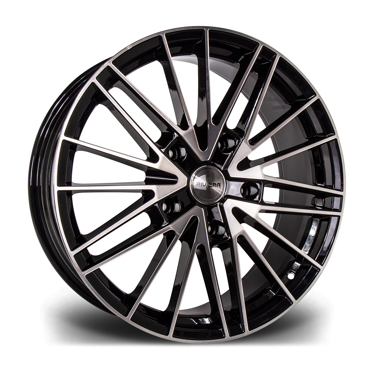 Llanta Riviera Wheels RTS Black Polished Dark Tint 8.0x20" 5x160 ET50 CB65.1