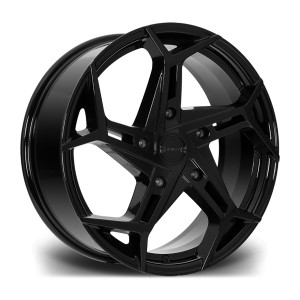 Llanta Riviera Wheels RTV Gloss Black 8.0x20" 5x120 ET45 CB72.6