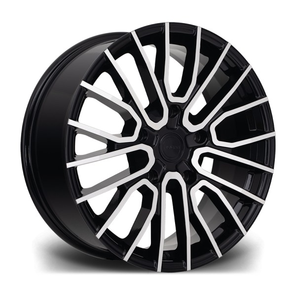 Llanta Riviera Wheels RTZ Black Polished 8.0x18" 5x120 ET45 CB72.6