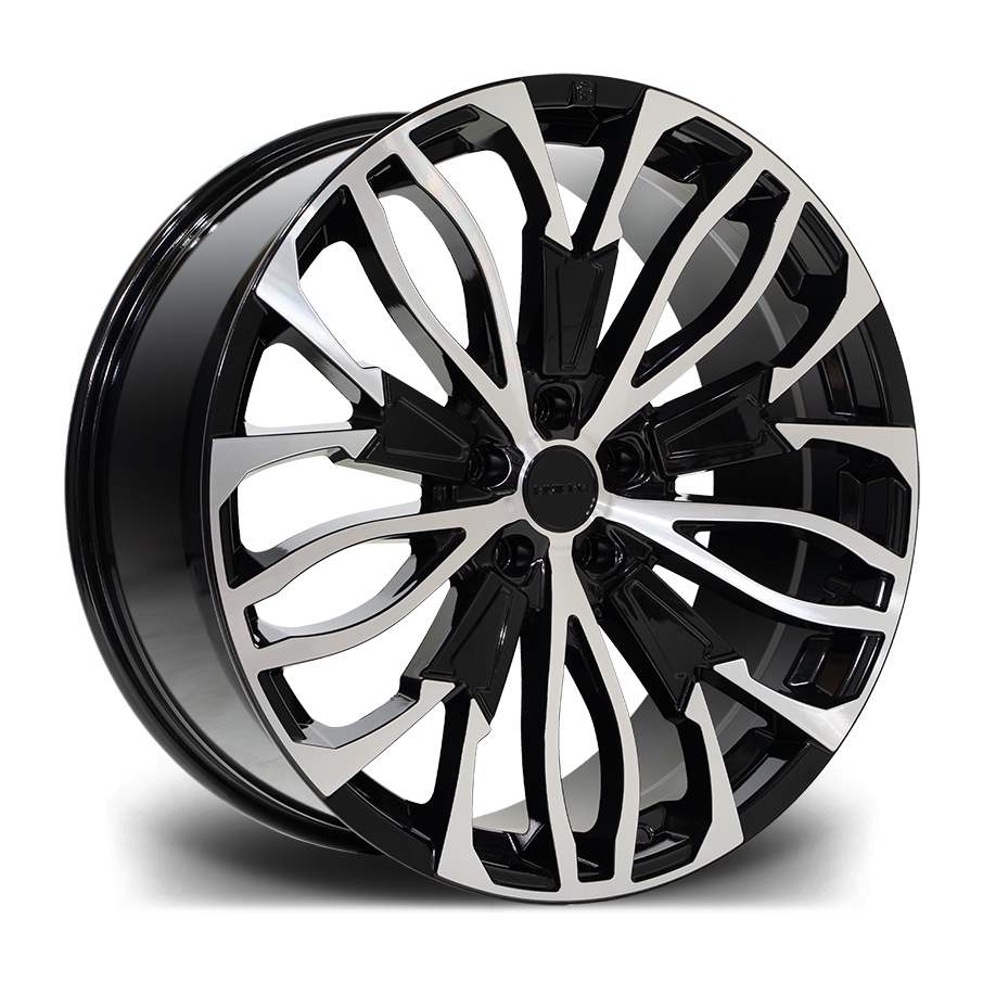 Llanta Riviera Wheels RV134 Black Polished 9.5x22" 5x120 ET35 CB74.1