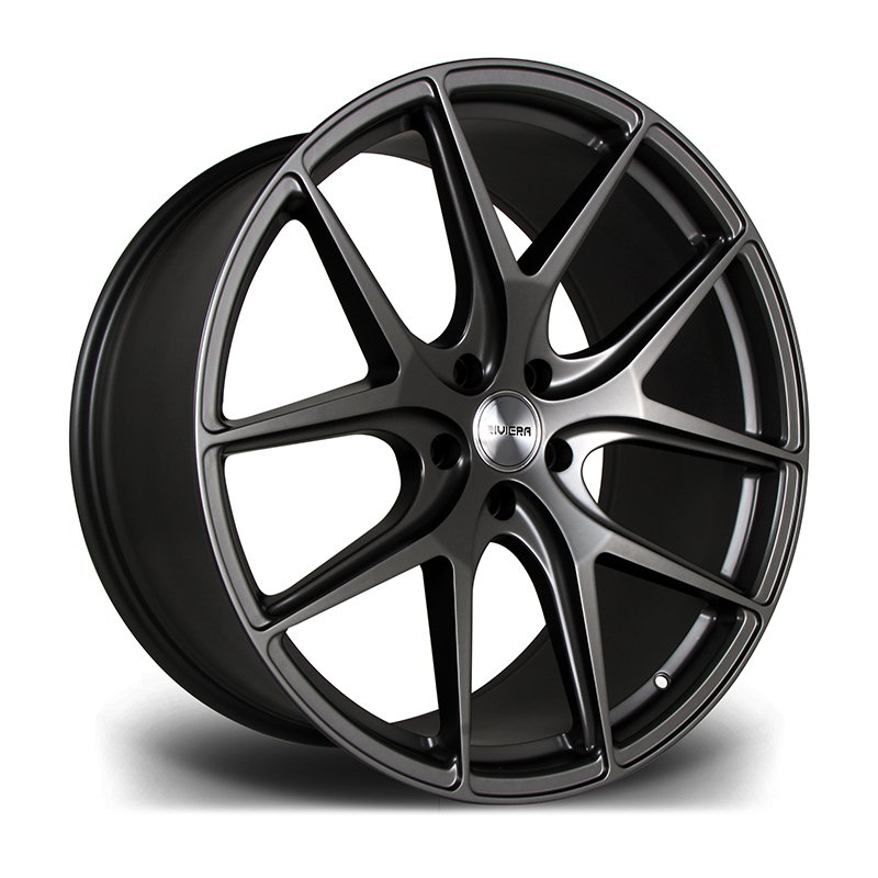 RV136_Matt_Grey_Angle_WEB Llanta Riviera Wheels RV136 Matt Gunmetal 10.0x20" 5x120 ET35 CB72.5
