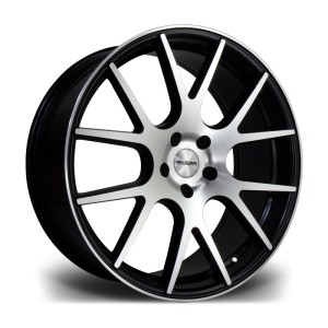 Llanta Riviera Wheels RV185 Matt Black Polished 8.5x20" 5x112 ET35 CB74.1