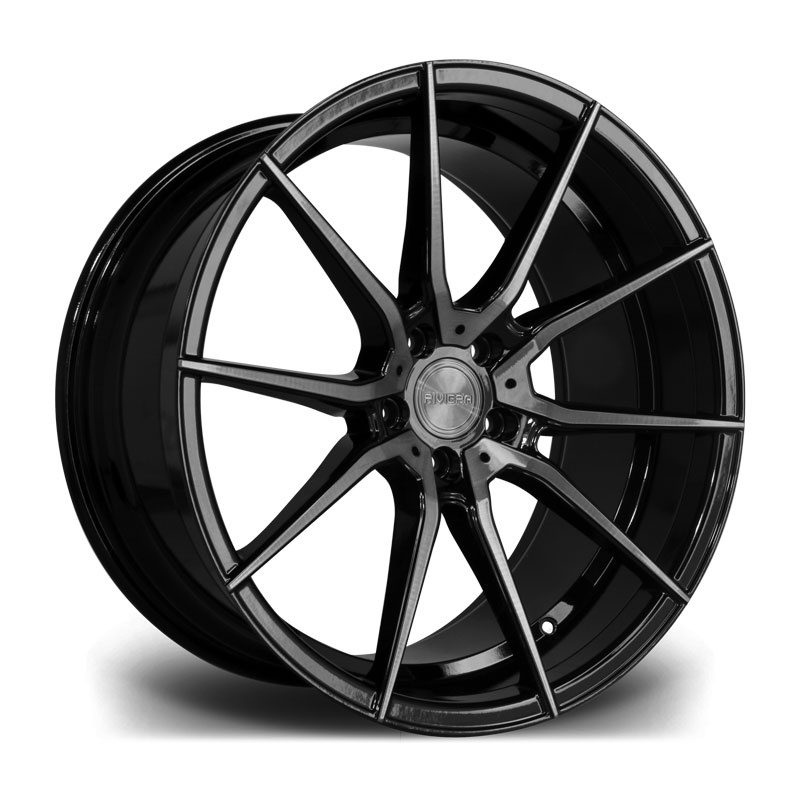 Llanta Riviera Wheels RV193 Black Polished Dark Tint 10.0x20" 5x120 ET40 CB73.1
