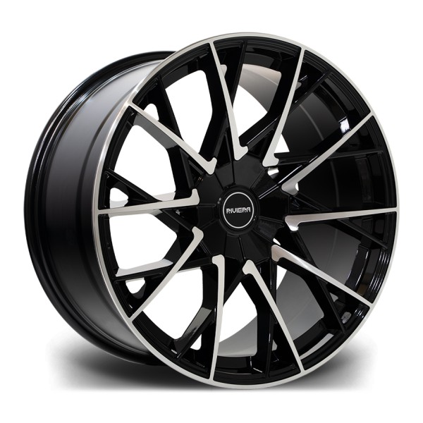 Llanta Riviera Wheels RV197 Black Polished 10.0x20" BLANK ET25-45 CB73.1
