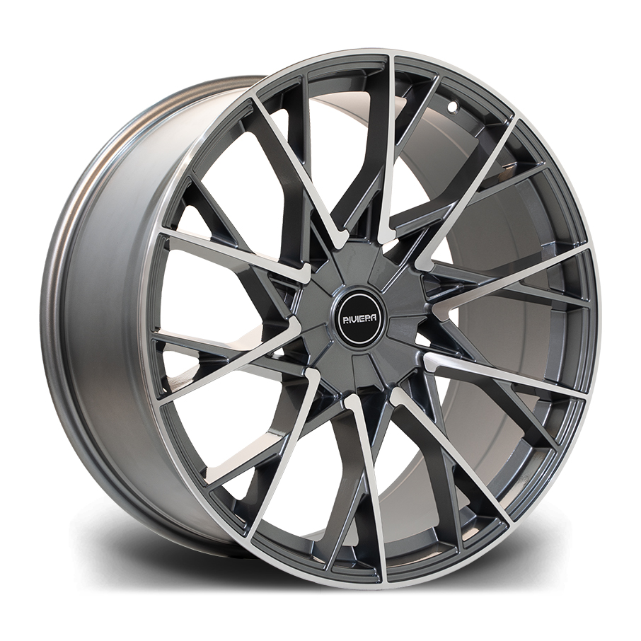 Llanta Riviera Wheels RV197 Gunmetal Polished 8.0x18" 5x160 ET50 CB65.1