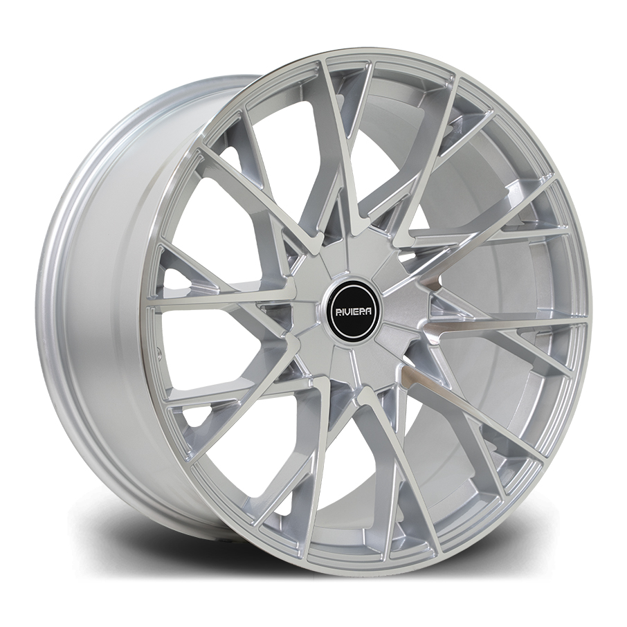 Llanta Riviera Wheels RV197 Silver Polished 10.0x20" BLANK ET25-45 CB73.1