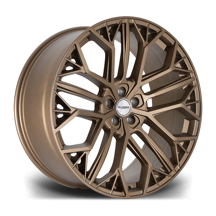 RV198-Matt-Bronze-Angle Llanta Riviera Wheels RV198 Matt Bronze 10.5x23" 5x130 ET45 CB84.1