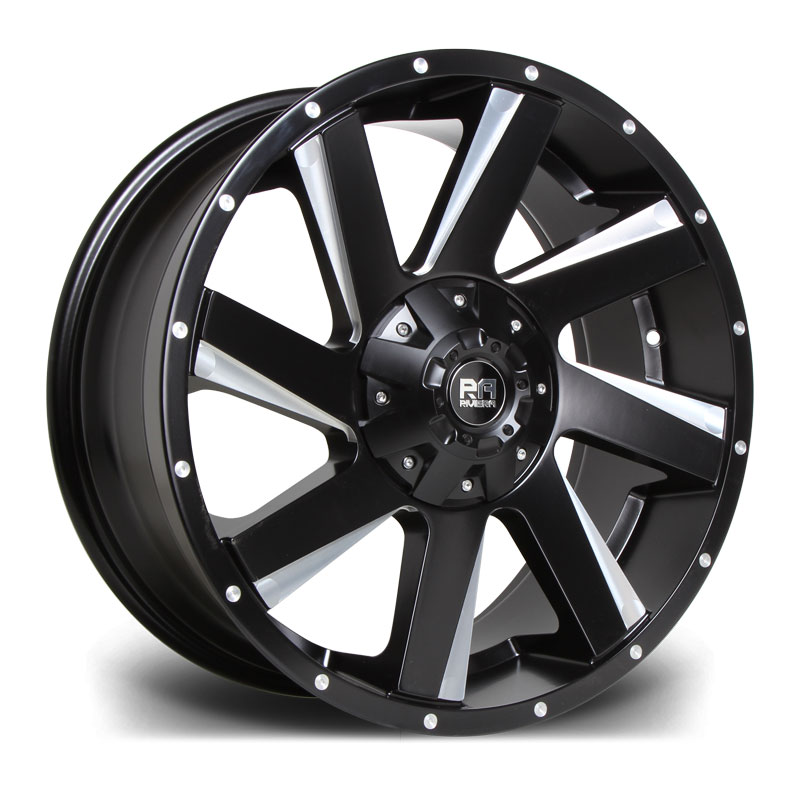 Llanta Riviera Wheels RX100 Black Polished 9.0x18" 6x114.3 ET20 CB66.1