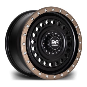 Llanta Riviera Wheels RXS3 Matt Black Bronze Edge 8.0x17" 5x120 ET40 CB65.1