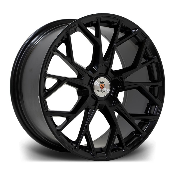 Llanta Stuttgart Wheels SF12 Matt Black 8.5x19" BLANK ET25-45 CB73.1