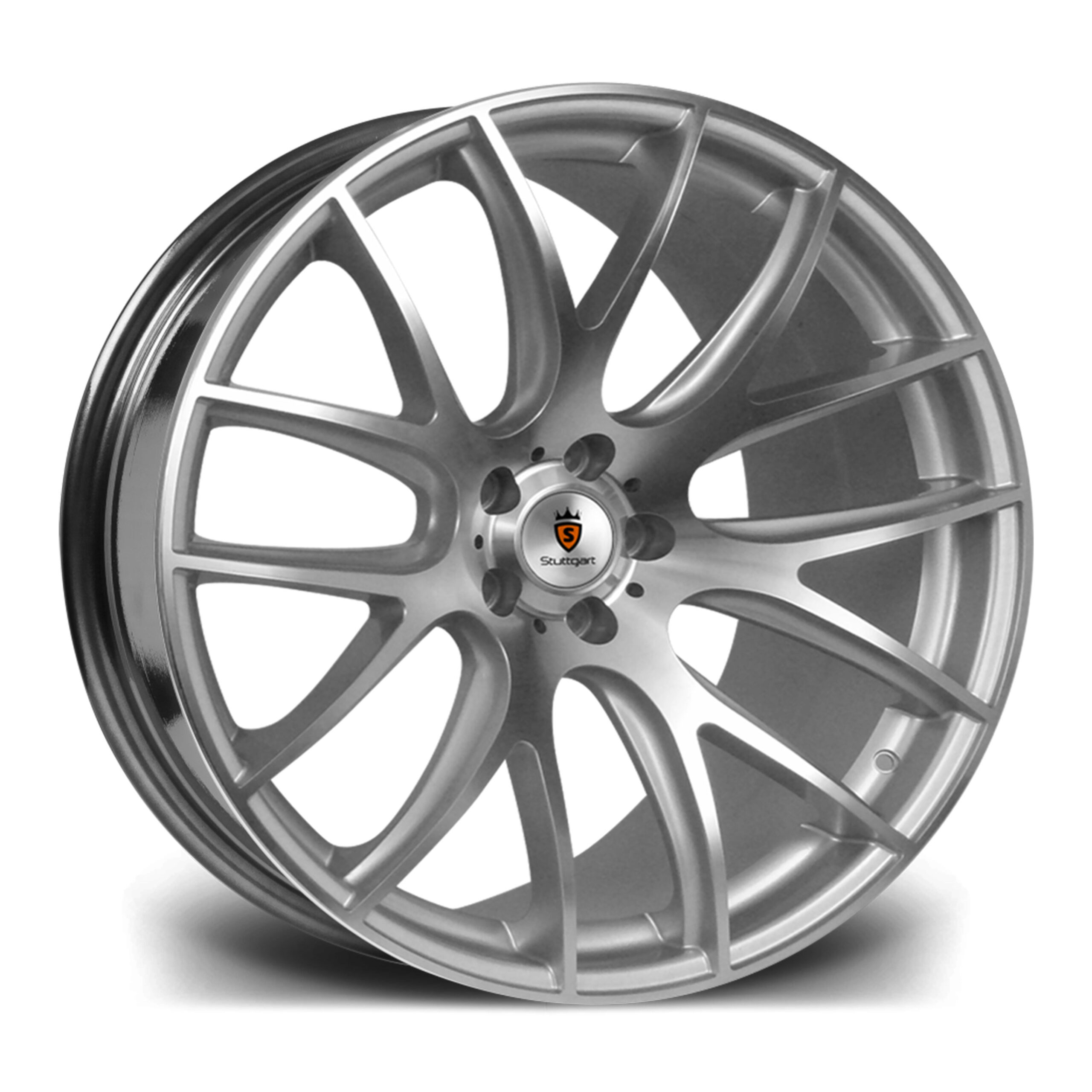 Llanta Stuttgart Wheels ST3 Silver Polished 8.5x19" BLANK ET25 CB73.1