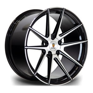 Llanta Stuttgart Wheels ST9 Black Polished 9.5x19" BLANK ET25-45 CB73.1