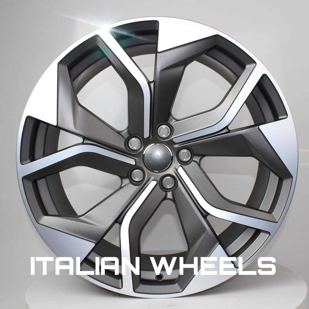 Llanta Italian Wheels STYLE AUDI RSQ08 ANTRACITA PULIDA satin 9.0x20" 5x112 ET30 CB66.45