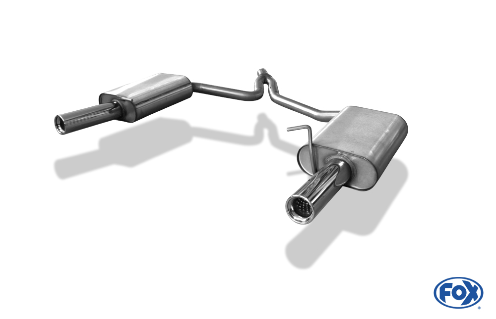 Fox Exhaust Audi A4 Typ B7 Diesel Final silencer right/left - 1x76 type 13 right/left