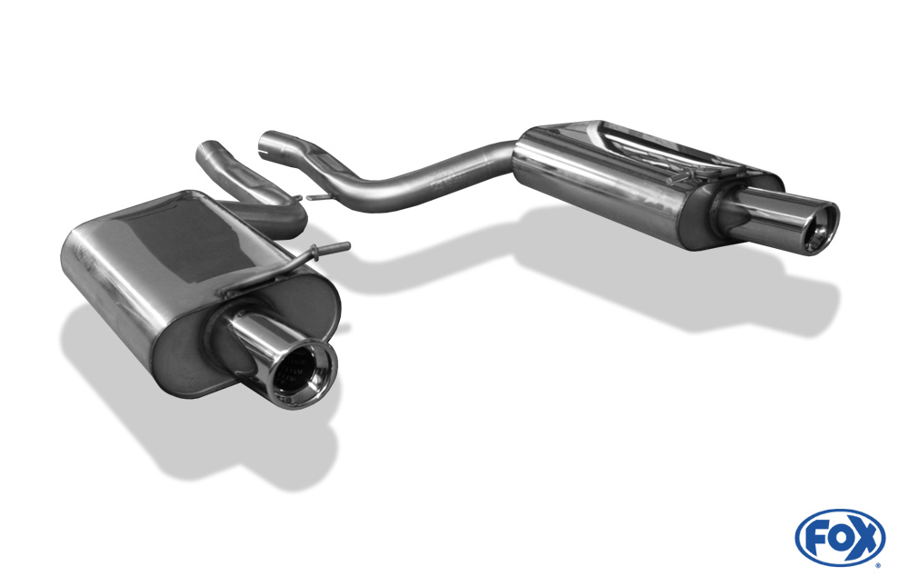 Fox Exhaust Audi S4 B6 - Cabrio final silencer right/left - 1x100 type 17 right/left