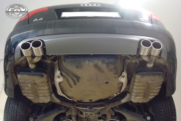 Fox Exhaust Audi A4 B7 - 1,8l T pair of tail pipes for welding - 2x88x74 type 32 right/left