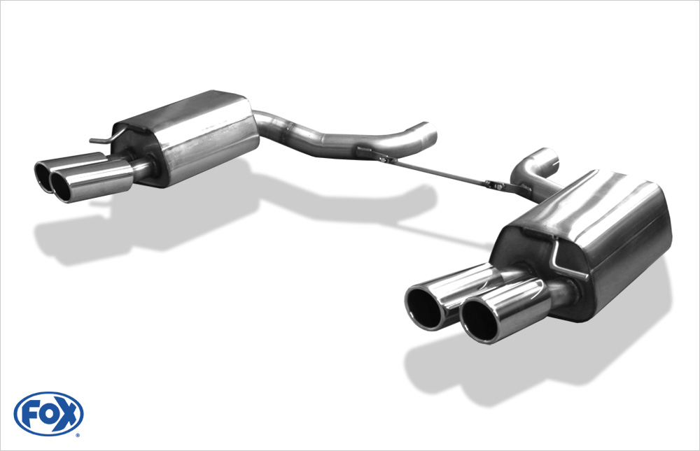 Fox Exhaust Audi RS6 4F final silencer right/left - 2x80 type 16 right/left
