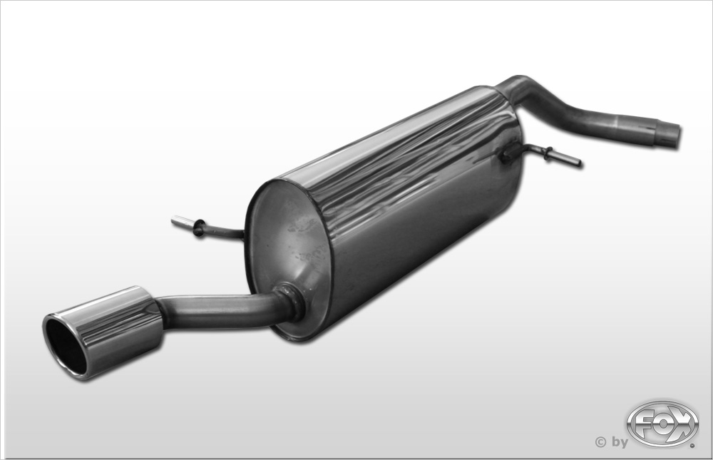 Fox Exhaust Audi A1 final silencer on one side - 1x90 type 16