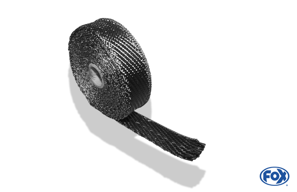 Fox Exhaust Heat protection wrap Titan 30mm wide - from Basalt Fiber