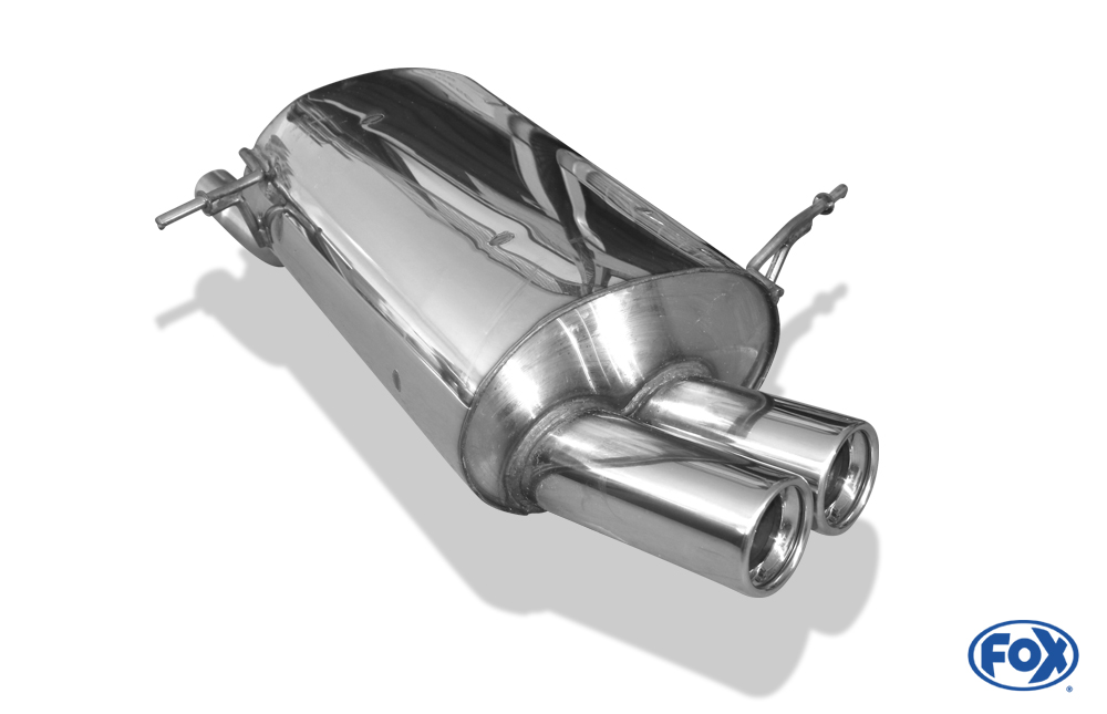 Fox Exhaust BMW E36 316i/318Ti Compact final silencer - 2x80 type 13