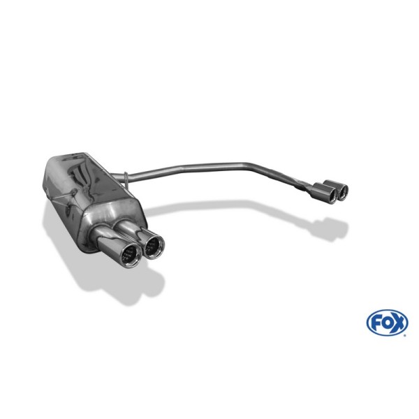 Fox Exhaust BMW E36 316/ 318/ 320/ 323/ 325/ 328 final silencer exit right/left - 2x76 type 13 right/left