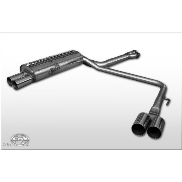 Fox Exhaust BMW E36 M3 half system from catalytic converter right/left - 2x76 type 10 right/left