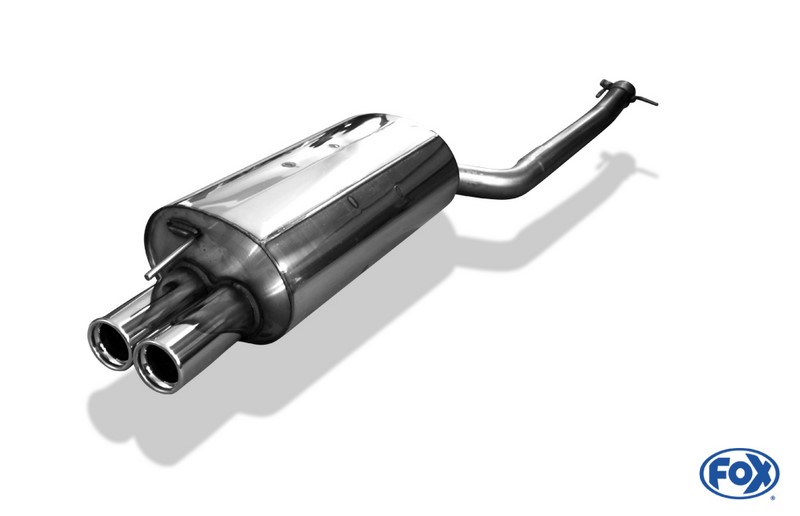 Fox Exhaust BMW E46 320d final silencer single flow - 2x76 type 13
