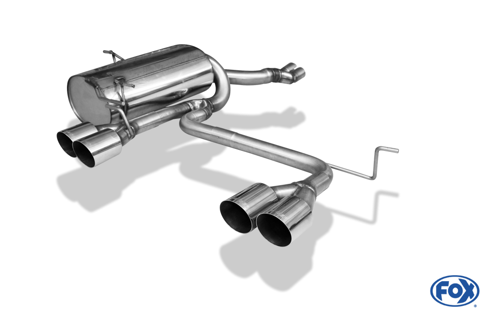 Fox Exhaust BMW E46 320/ 323/ 325/ 328/ 330 M3-Optik Final silencer central - 4x90mm Typ 14