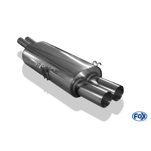 Fox Exhaust BMW E34 M5 final silencer - 2x76 type 10