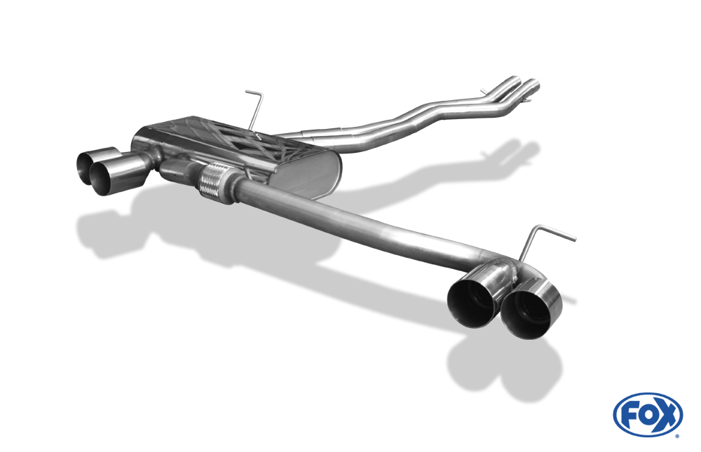 Fox Exhaust BMW Z4 final silencer exit right/left - 2x80 type 10 right/left