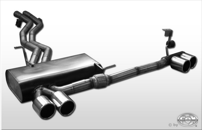 Fox Exhaust BMW Z4 E85 Endschalldämpfer Ausgang rechts/links - 2x90 Typ 12 rechts/links