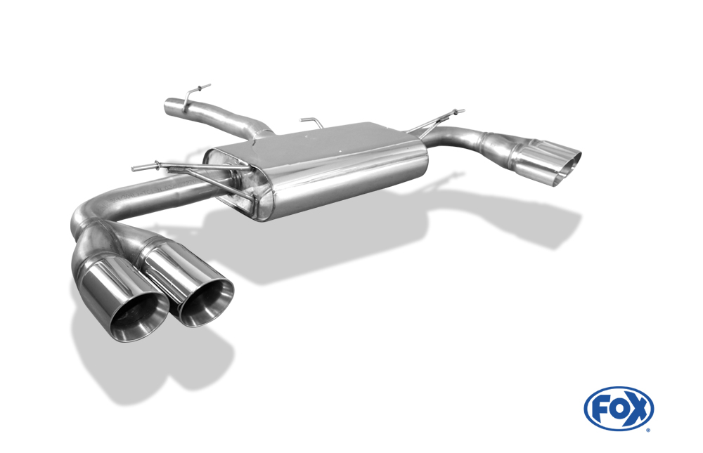 Fox Exhaust BMW X3 F25 final silencer cross exit right/left - 2x90 type 25 right/left